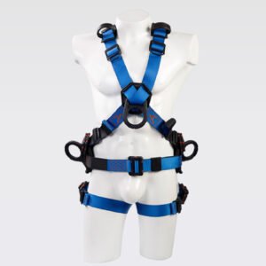 Arnés 6 Argollas Dieléctrico con Soporte Lumbar para Espacios Confinados.