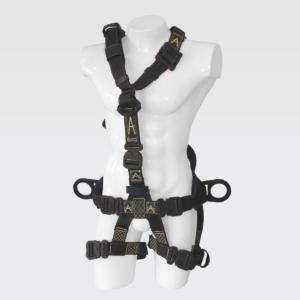 S-0344DRK Arnés Para Rescate Dieléctrico Ignífugo 5 Argollas (Arc Flash) Ajuste Rápido