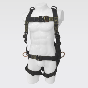 S-0344HK Arnés 4 Argollas En H Ignífugo Con Soporte Lumbar Ajuste Rápido