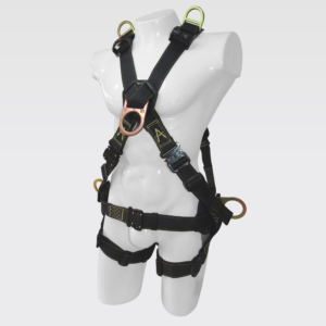 S-0348KL Arnés 6 Argollas Espacios Confinados Ignífugo Con Faja Lumbar Ajuste Rápido