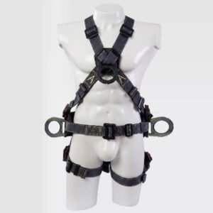 A-0344XDK Arnés 4 Argollas En X Dieléctrico Ignífugo Con Soporte Lumbar (Arc Flash)