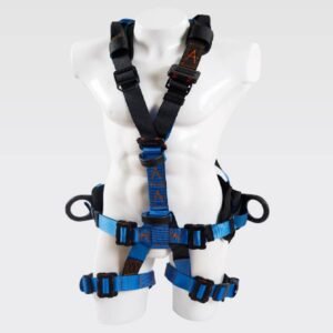 A-0344DR Arnés Dieléctrico Para Rescate Con 5 Argollas Con Faja Lumbar